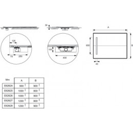 Jacob Delafon Поддон для душа Surface E62625-SS2 100х80 см