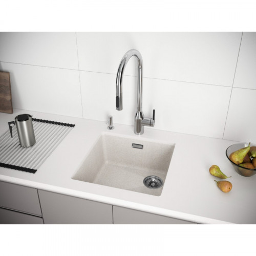 Мойка для кухни Paulmark Lumi UNI-SKEW LU45SK-BE 45.5x44 бежевый