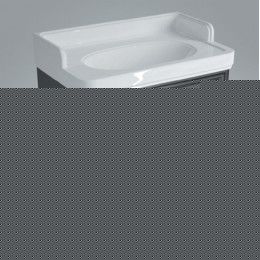 Kerama Marazzi Тумба с раковиной Pompei 80, 3 ящика, черная