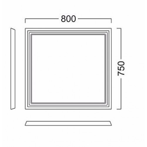 Kerama Marazzi Мебель для ванной Pompei 80, 2 ящика, белая
