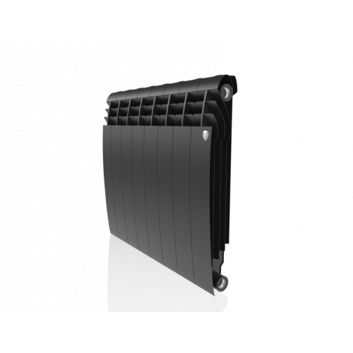 Радиатор биметаллический Royal Thermo BiLiner 500 Noir Sable 8 секций, боковое подключение