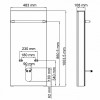 Инсталляция для биде WasserKRAFT Aller 86BDT.050.BL