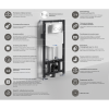 Система инсталляции для унитазов WasserKRAFT Aller 10TLT.010.ME.CH01