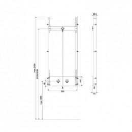 Инсталляция OLI Shower Sanitarblock 880461 для душа