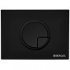 Клавиша смыва Berges Novum R5 040025 Soft Touch чёрный матовый