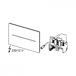 Панель смыва Tece TECEsolid 9240452 12 V белый