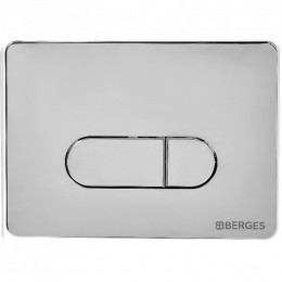 Клавиша смыва Berges Novum D3 040033 хром