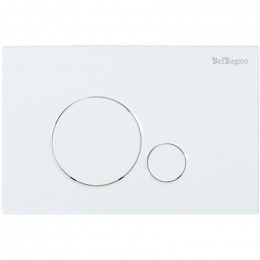Комплект 2 в 1 Система инсталляции для унитазов BelBagno BB001-120 с кнопкой смыва BB014-SR-BIANCO