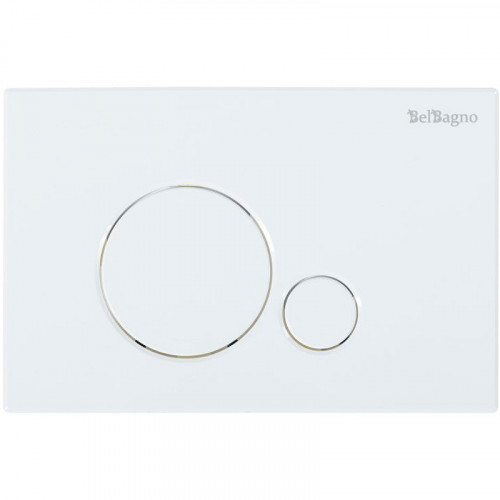 Комплект 2 в 1 Система инсталляции для унитазов BelBagno BB001-120 с кнопкой смыва BB014-SR-BIANCO