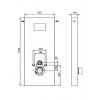 Инсталляция для унитазов Oli 043571-QRb + панель слива SLIM хром глянец