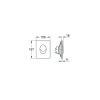 Клавиша смыва Grohe Grohedal Skate Air 38505000