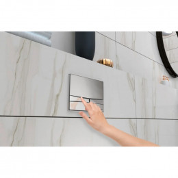 Клавиша смыва Berges Novum F2 040052 хром матовый