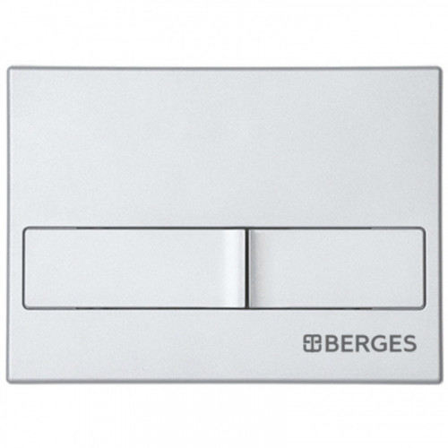 Клавиша смыва Berges Novum L2 040012 хром матовый