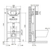 Инсталляция для унитаза Oli Eco Sanitarblock pneumatic 879235 CR14090879235