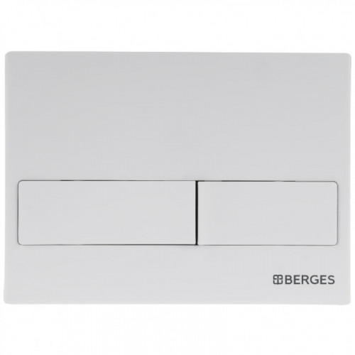 Клавиша смыва Berges Novum L4 040014 Soft Touch белый