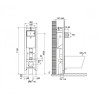 Инсталляция для унитаза Oli Quadra Plus 141945 Sanitarblock, пневматика