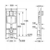 Инсталляция для унитаза Grohe Dal Sl 6/9 л 38864000