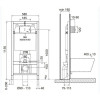 Инсталляция для унитаза Oli OLI74 Plus Free standing 601824 механическая