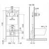 Инсталляция для унитаза Oli OLI74 Plus 077752 Sanitarblock, самонесущая, электроника