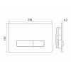 Клавиша смыва BelBagno Genova BB018-GV-BIANCO белый