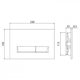 Комплект 2 в 1 Система инсталляции для унитазов BelBagno BB002-80 с кнопкой смыва BB009-MR-BIANCO