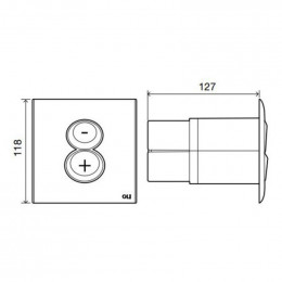 Панель слива Oli Easy Dual 011642 хром