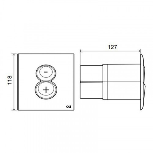 Панель слива Oli Easy Dual 011640 белая