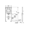 Инсталляция для раковин Grohe Rapid SL 38554001