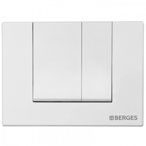 Клавиша смыва Berges  Novum S1 040041 белый