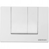 Клавиша смыва Berges Novum S4 040044 Soft Touch белый матовый