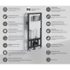 Система инсталляции для унитазов WasserKRAFT Aller 10TLT.010.ME.PB01