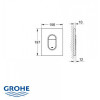 Клавиша смыва Grohe Кнопка смыва Arena Cosmopolitan 38844
