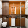 Водолей Тумба с раковиной Бридж 40 L с ручкой Рейлинг белая