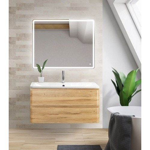 BelBagno Тумба с раковиной Albano 90 подвесная Rovere Rustico