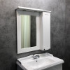 Comforty Зеркальный шкаф Палермо 80 R белый