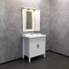 Comforty Зеркальный шкаф Палермо 80 R белый