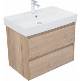 Aquanet Мебель для ванной Nova Lite 75 подвесная дуб крафт