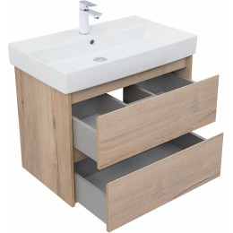 Aquanet Мебель для ванной Nova Lite 75 подвесная дуб крафт