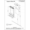 Бриклаер Зеркало для ванной Чили / Куба 90 цемент