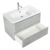 BelBagno Тумба с раковиной Albano-Cer 80 подвесная Cemento Verona Grigio