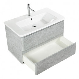 BelBagno Тумба с раковиной Albano-Cer 80 подвесная Cemento Verona Grigio