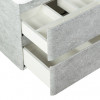 BelBagno Тумба с раковиной Albano-Cer 80 подвесная Cemento Verona Grigio