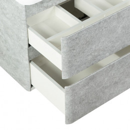 BelBagno Тумба с раковиной Albano-Cer 80 подвесная Cemento Verona Grigio