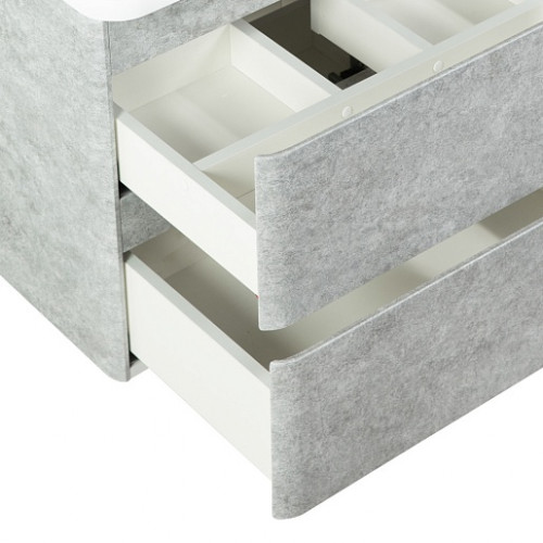 BelBagno Тумба с раковиной Albano-Cer 80 подвесная Cemento Verona Grigio