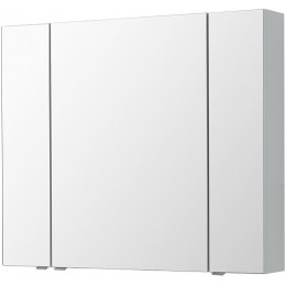 Aquanet Зеркальный шкаф Алвита New 100 серый матовый