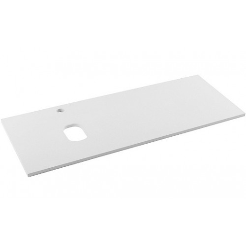 BelBagno Консоль с раковиной Etna-Kraft 120/46 чёрная матовая столешница EK-120-AS-BL-L