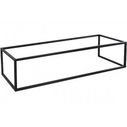 BelBagno Консоль с раковиной Etna-Kraft 120/46 чёрная матовая столешница EK-120-AS-BL-L