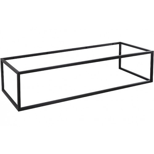 BelBagno Консоль с раковиной Etna-Kraft 120/46 чёрная матовая столешница EK-120-AS-BL-L