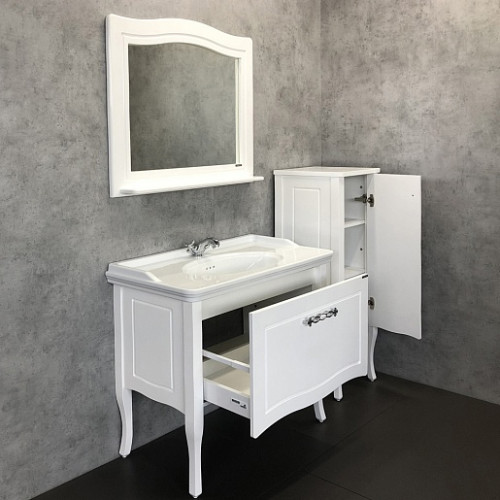 Comforty Тумба с раковиной Павия 100 белая