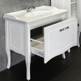 Comforty Тумба с раковиной Павия 100 белая